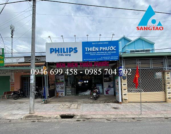 Thiết kế thi công bảng hiệu Thiên Phước
