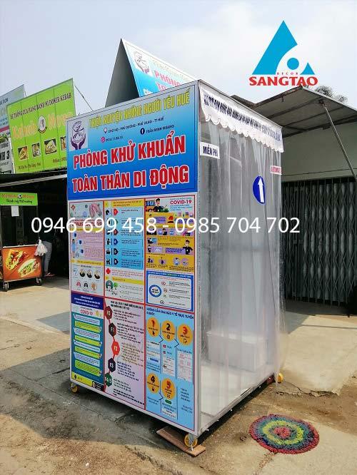 Thiết kế thi công bảng hiệu phòng chống covid