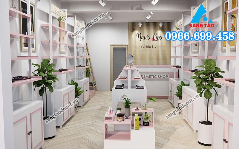 Kinh nghiệm lựa chọn vật liệu thi công showroom mỹ phẩm