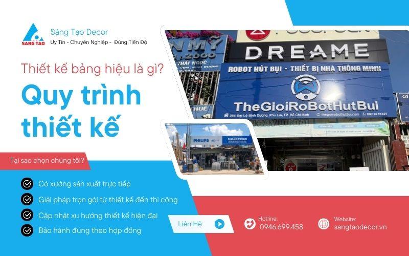 Thiết kế bảng hiệu là gì? Quy trình thiết kế chuyên nghiệp A–Z