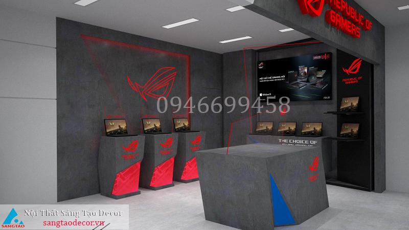 Thiết kế và thi công nội thất máy tính Asus MeGa