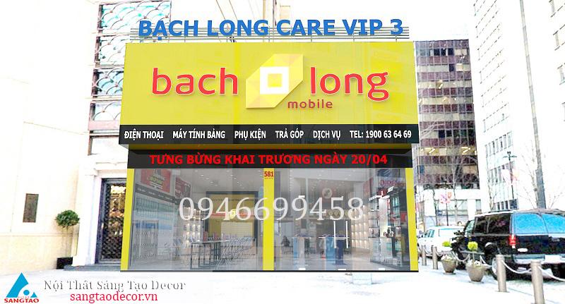 Thiết kế và thi công Bạch Long Mobile chi nhánh Nguyễn Thị Thập