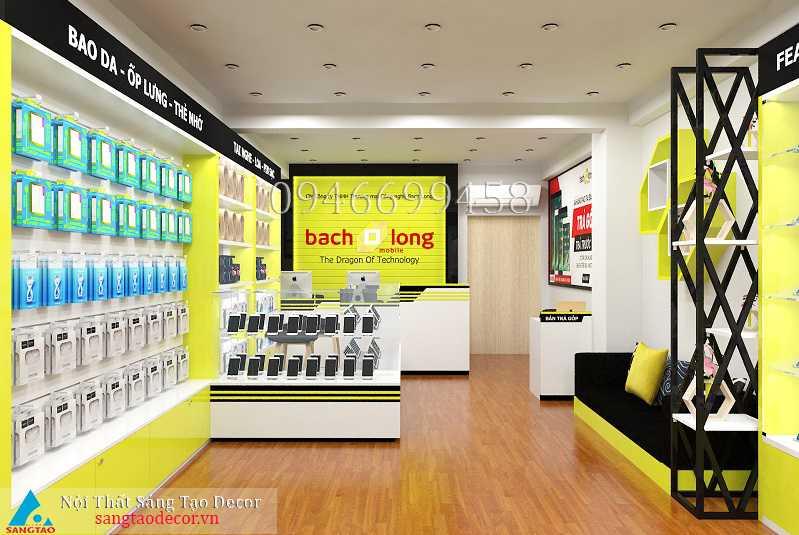 Thiết kế và thi công Bạch Long Mobile chi nhánh Võ Văn Ngân, Thủ Đức