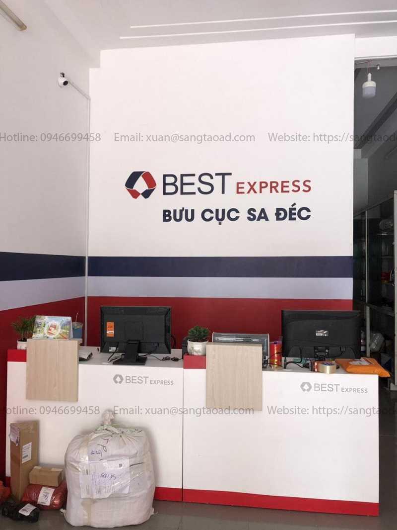 Thiết kế và thi công Best Express bưu cục Sa Đéc