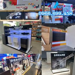 Quầy tủ kệ trưng bày quảng cáo