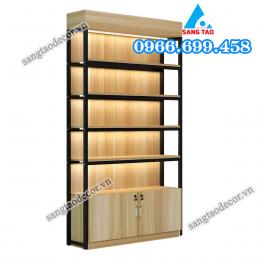 Quầy tủ kệ trưng bày milo