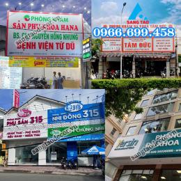 Mẫu bảng hiệu bệnh viện