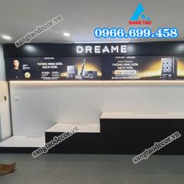 Quầy kệ trưng bày robot hút bụi Dreame thiết kế theo yêu cầu