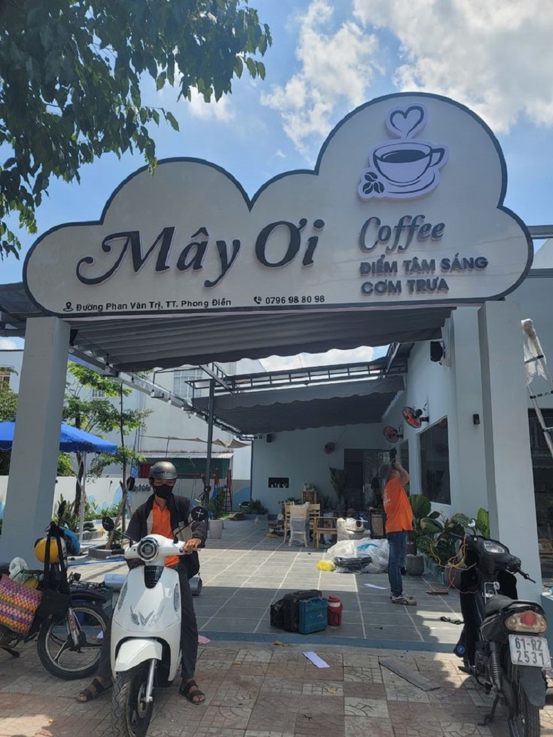 bảng hiệu cafe mang đi