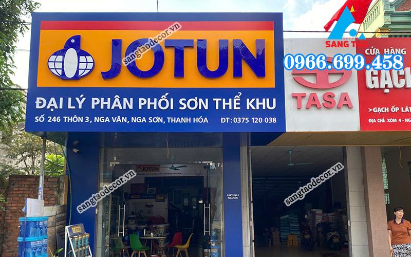 giá thi công bảng hiệu