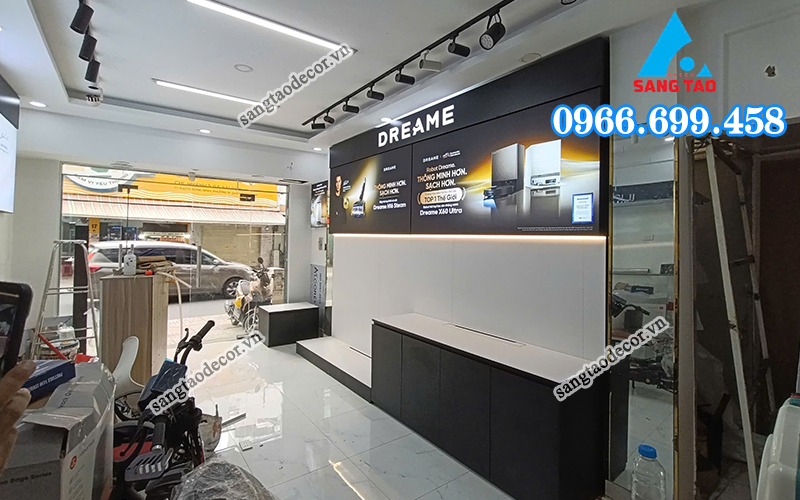 thi công nội thất showroom Dreame Hồ Chí Minh 