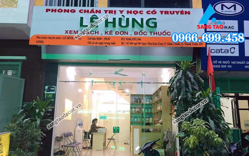 bảng hiệu phòng khám tư nhân