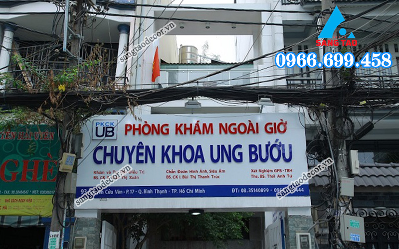 quy định về bảng hiệu phòng khám