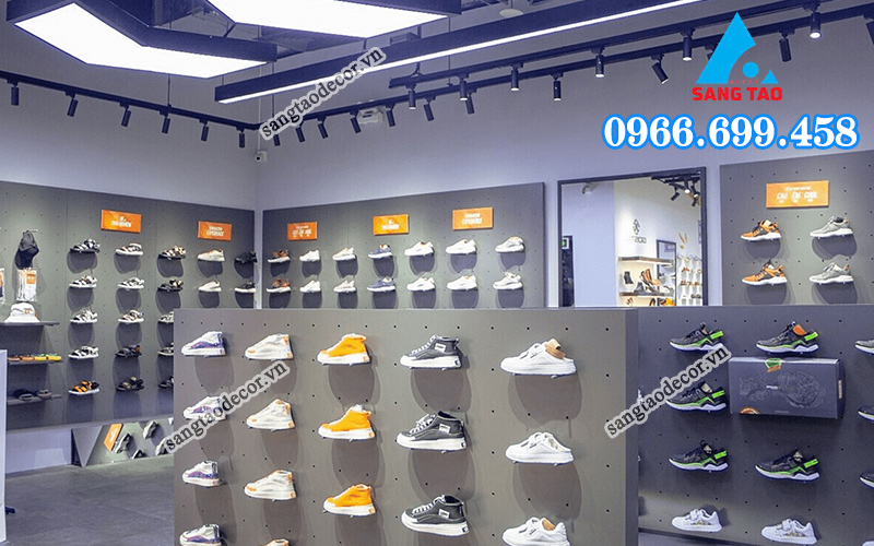 thi công shop giày thể thao