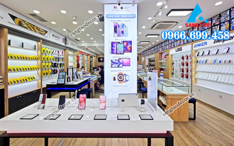 giải pháp thi công shop trọn gói của Sáng Tạo Decor