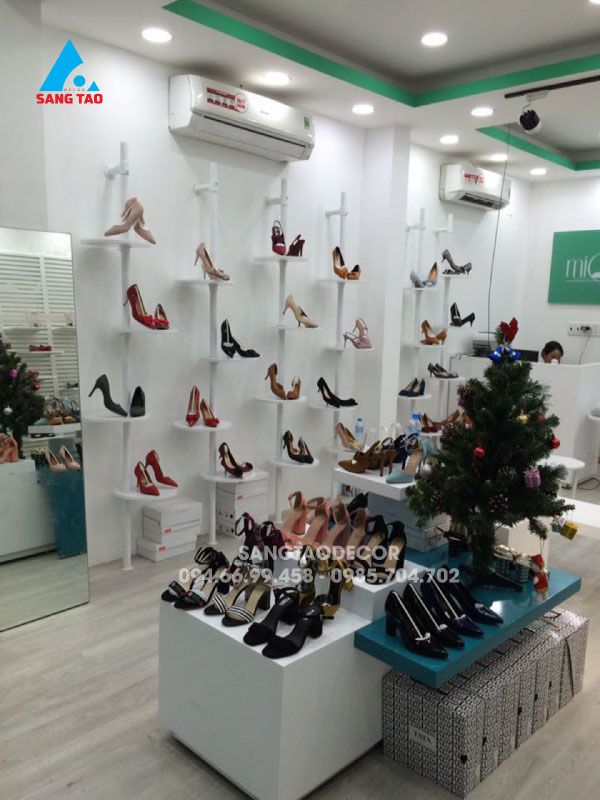Dự án thiết kế thi công shop giày dép Miomi tại TP Thủ Đức HCM: