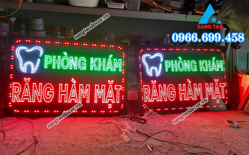 Bảng hiệu led P10 trong nhà