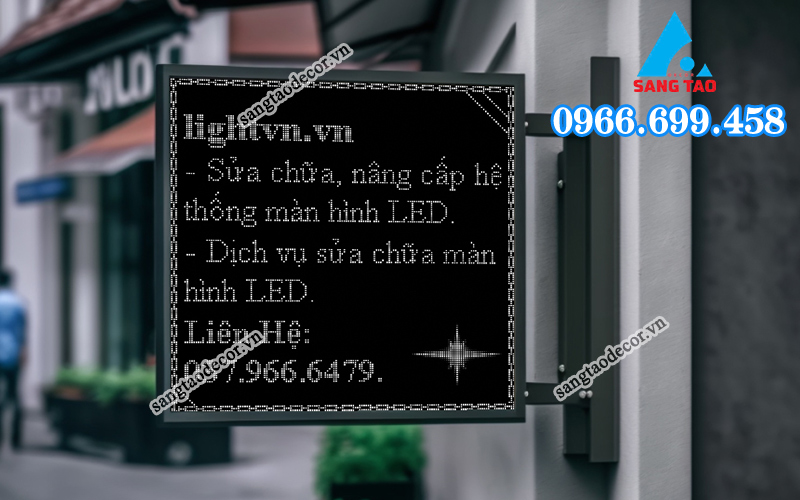 Bảng hiệu led P10 trong nhà