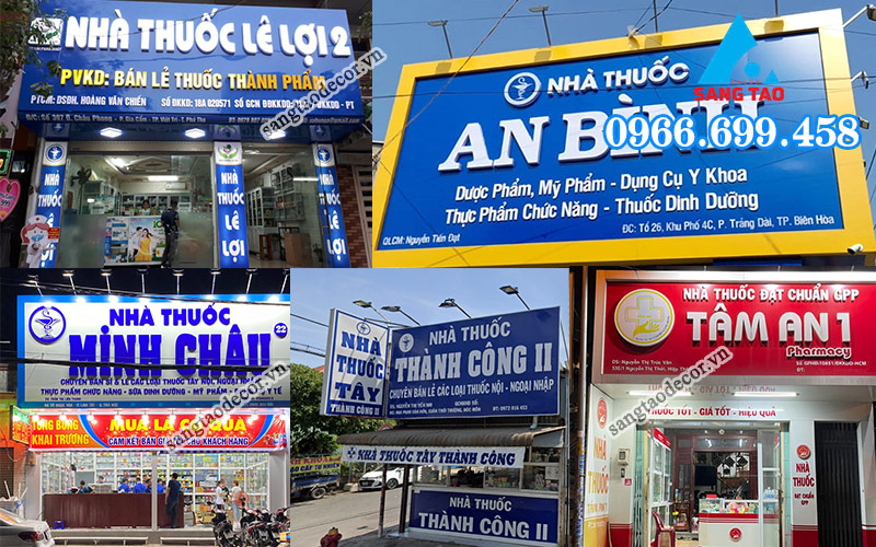 bảng hiệu nhà thuốc
