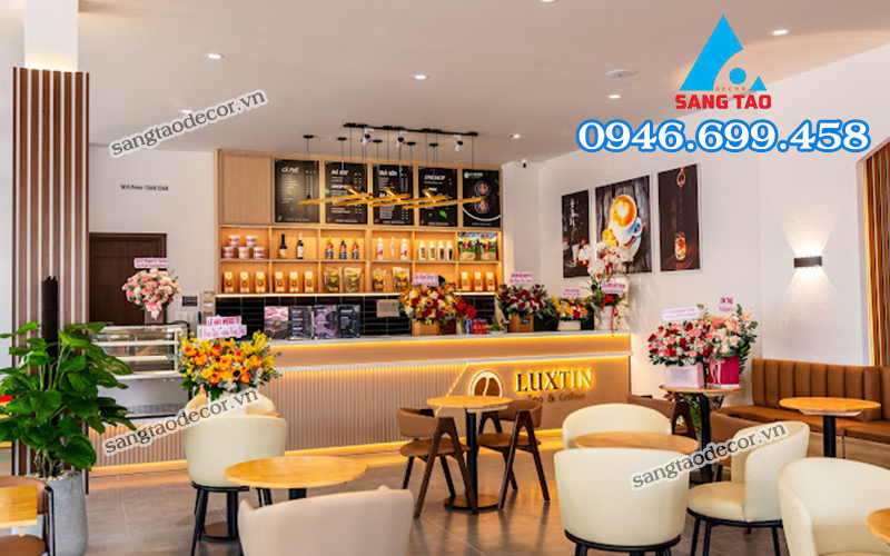 Dự Án: Gia Công Chữ Inox Đẳng Cấp Cho Quán Cafe Luxtin, Quận 9