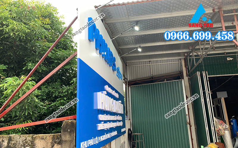 Dự án bảng hiệu Philips Hùng Duyên tại Hải Phòng do Sáng Tạo Decor thiết kế thi công trọn gói