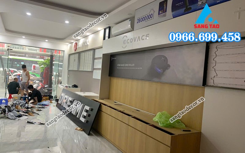 Hiện trạng trước thi công của cửa hàng Dreame Cao Thiên Phát
