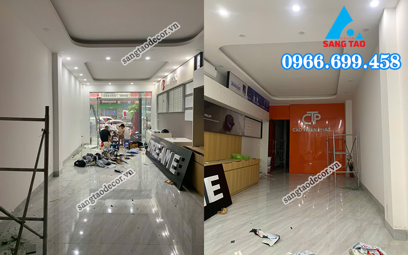 Hiện trạng trước thi công của cửa hàng Dreame Cao Thiên Phát
