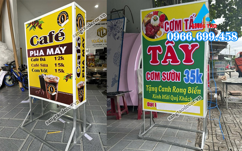 bảng hiệu đứng 