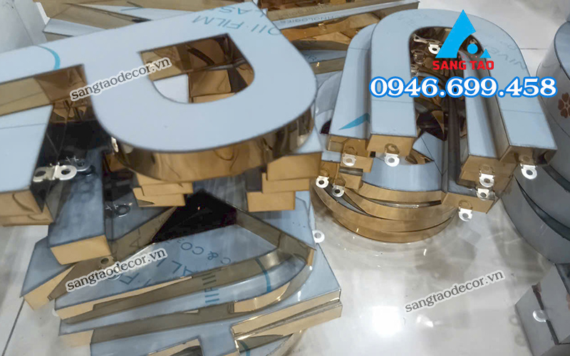 gia công chữ inox