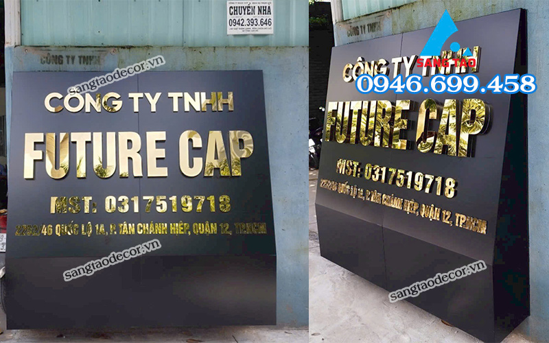 gia công chữ inox công ty future cap