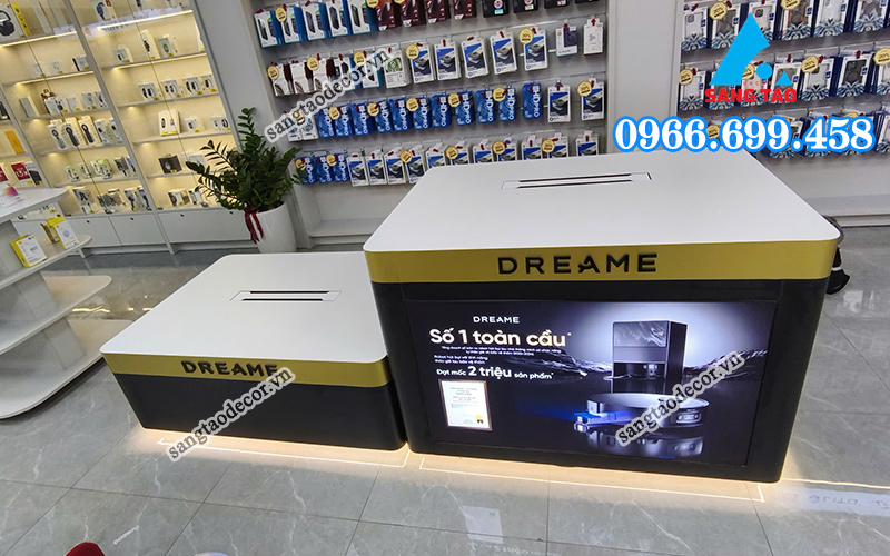 kệ trưng bày quảng cáo 