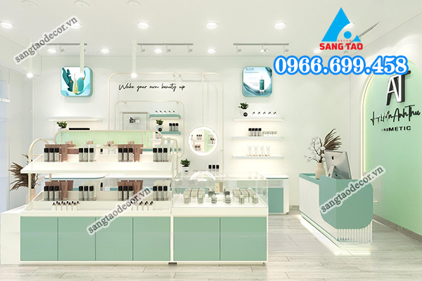 Thiết kế thi công shop mỹ phẩm