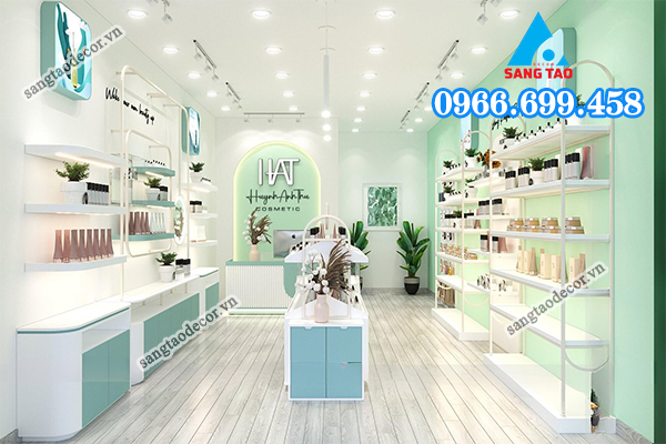 Mẫu thiết kế shop mỹ phẩm