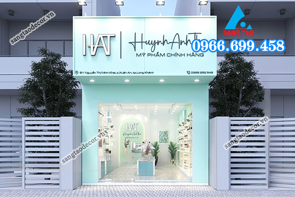 Thiết kế thi công shop mỹ phẩm