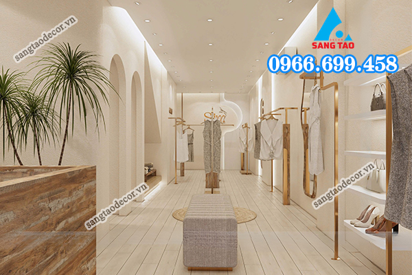 Mẫu thiết kế shop quần áo
