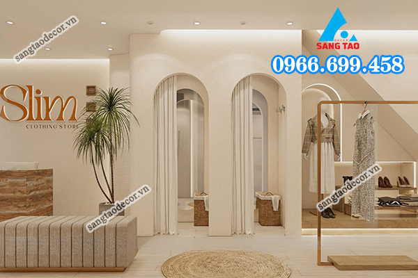 Thiết kế thi công shop thời trang