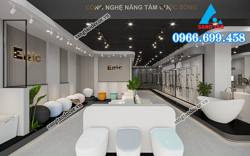 Mẫu showroom nội thất phòng tắm Enic