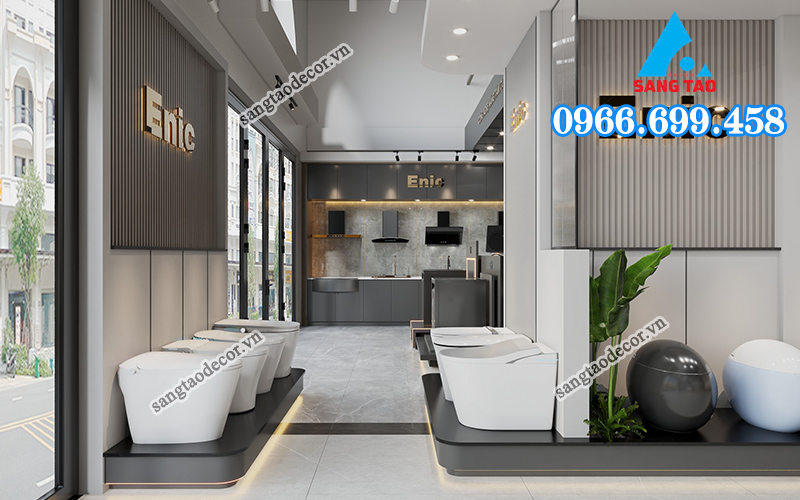 Mẫu showroom nội thất phòng tắm Enic