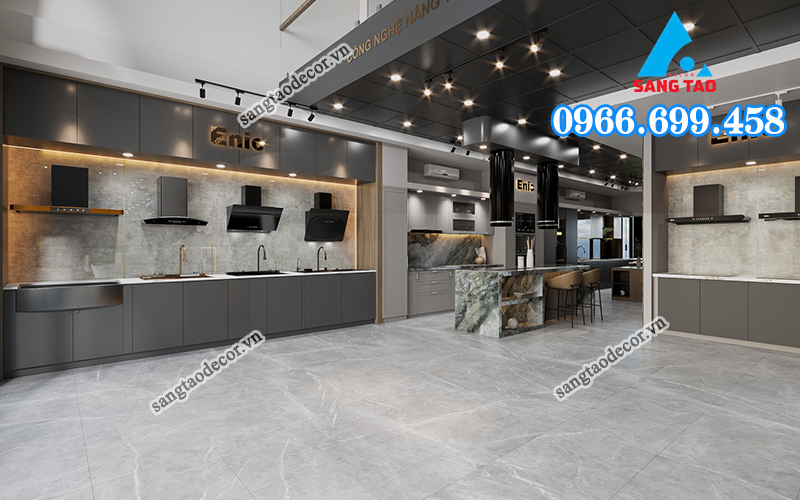 mẫu showroom nội thất phòng tắm enic