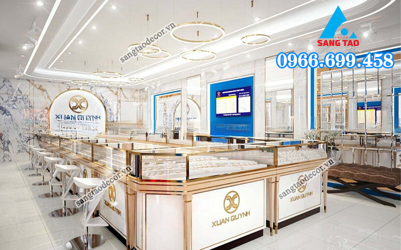 Mẫu thiết kế showroom trang sức