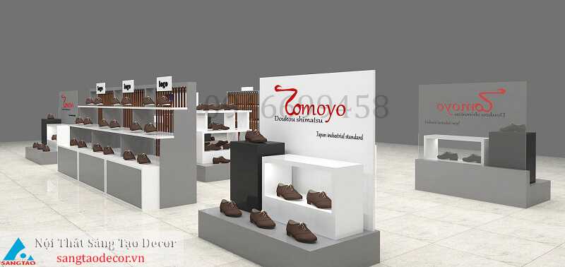 Thiết kế và thi công cửa hàng mẫu ToMoYo Vạn Hạnh Mall