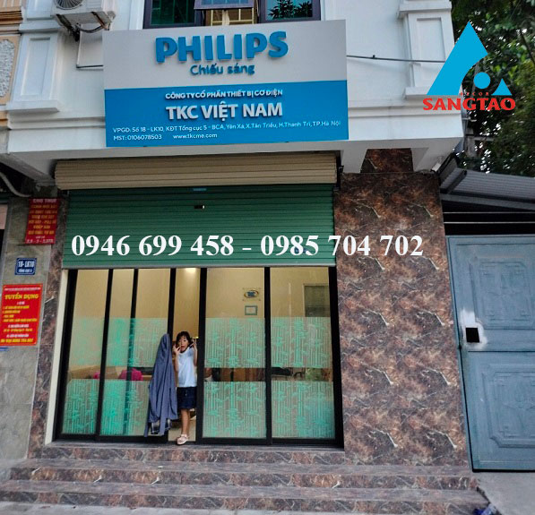Thiết kế thi công bảng hiệu Philips TKC Việt Nam 