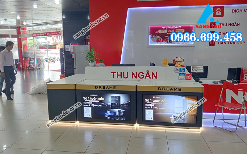 Dự án thi công nội thất showroom Nguyễn Kim, An Giang