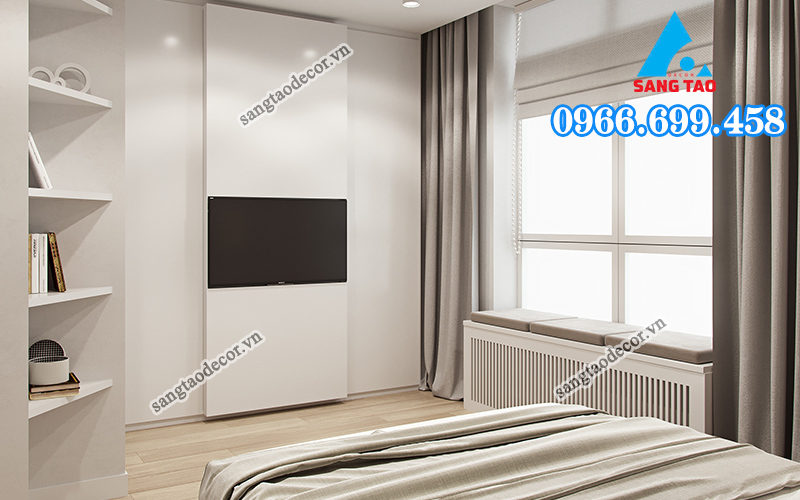 thiết kế nội thất chung cư 55m2