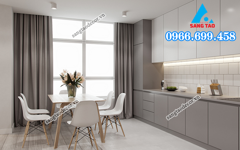 thiết kế nội thất chung cư 45m2