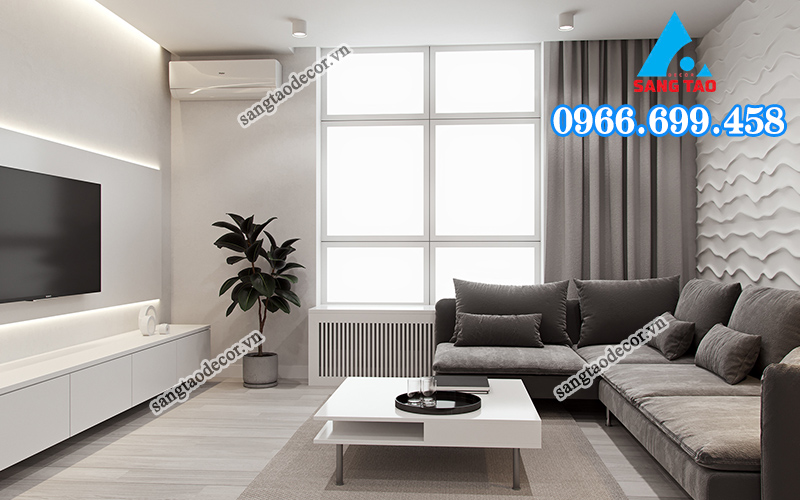 thiết kế nội thất chung cư 2 ngủ