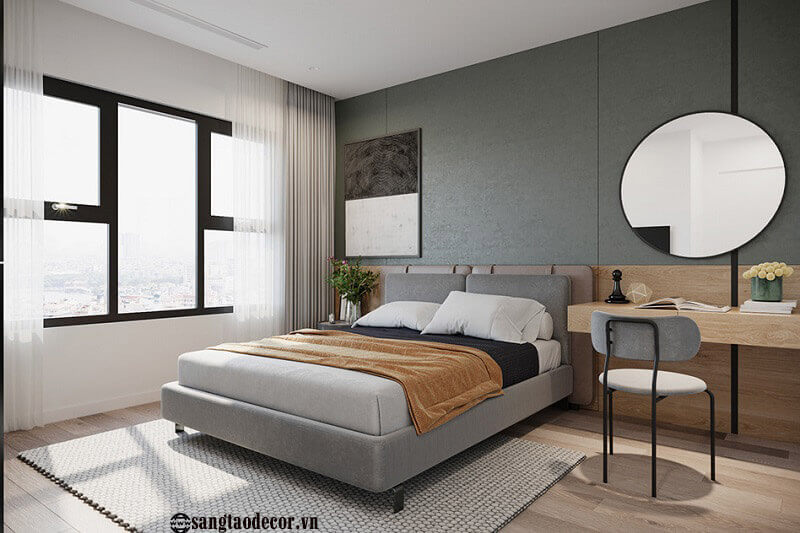 thiết kế nội thất chung cư 1 phòng ngủ