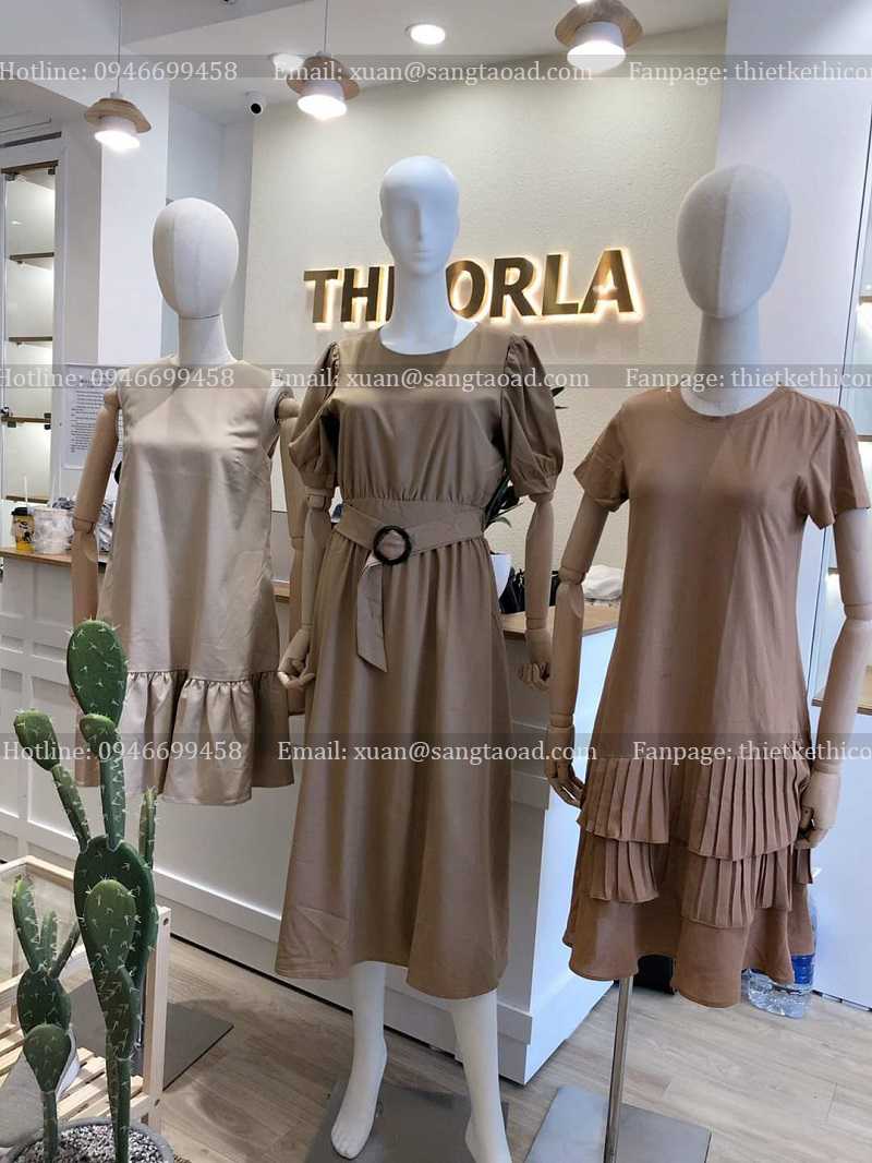 Thiết kế và thi công shop thời trang Orla
