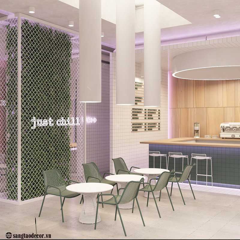 thiết kế thi công quán cafe