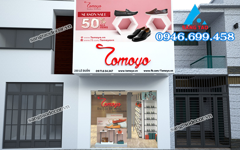 thiết kế thi công nội thất showroom 
